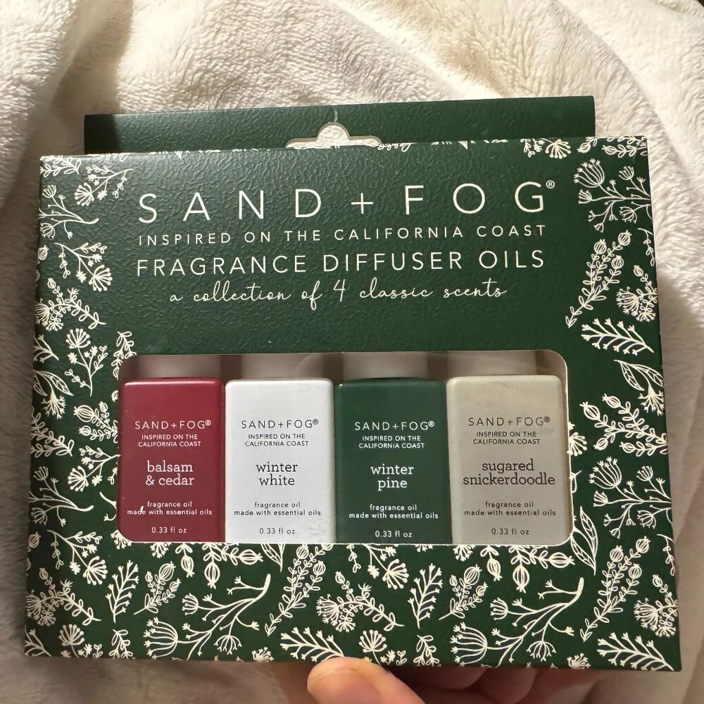 Sand and Fog, 4 Pack of 10 ml Fragrance Diffuser Oils
